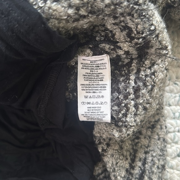 Free People Zebra Yarn Double Breasted Knit Cardigan - Picture 7 of 7